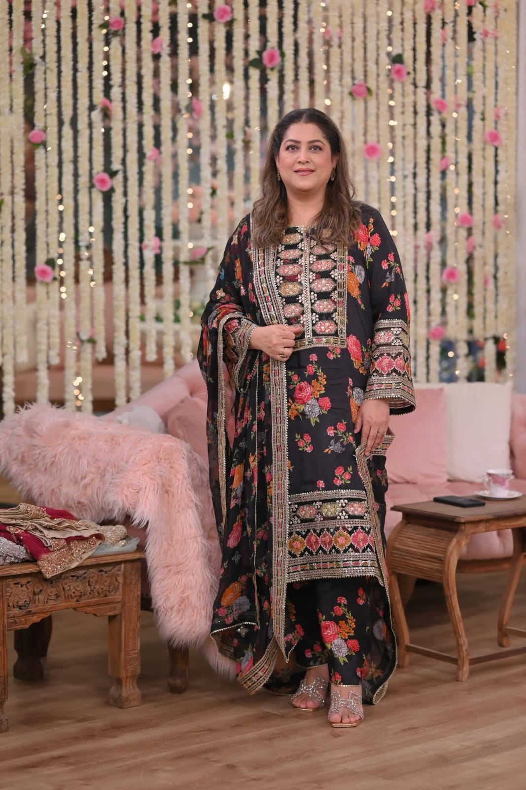 Digital Print Shamoz Silk 3 Pcs Stitched