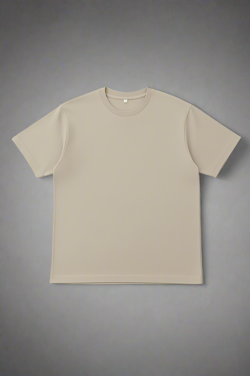 Everyday Comfort: Down Shoulder Cotton Tee