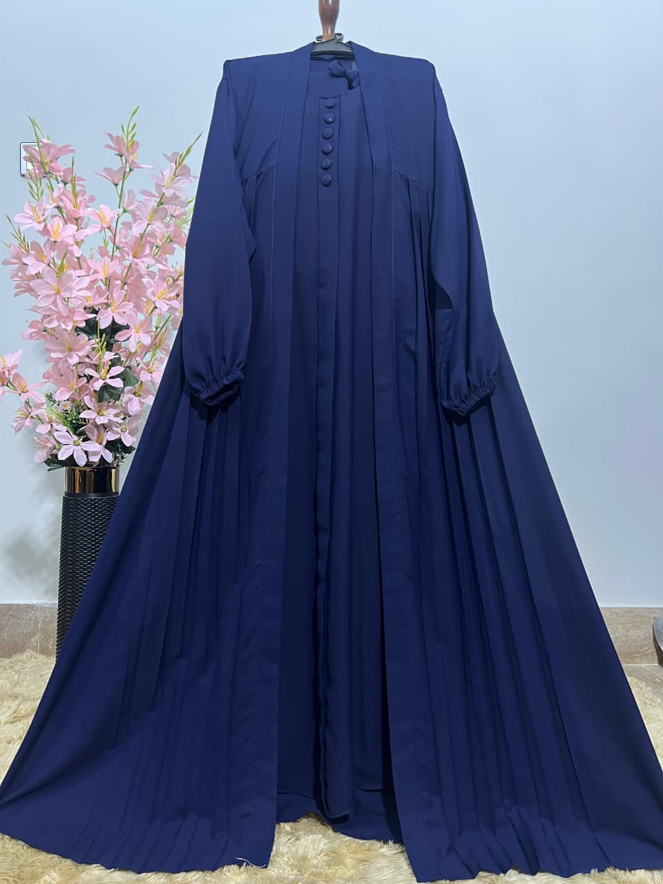 Premium 5-Piece Abaya Set with Inner, Upper, Dupatta, Belt & Niqab