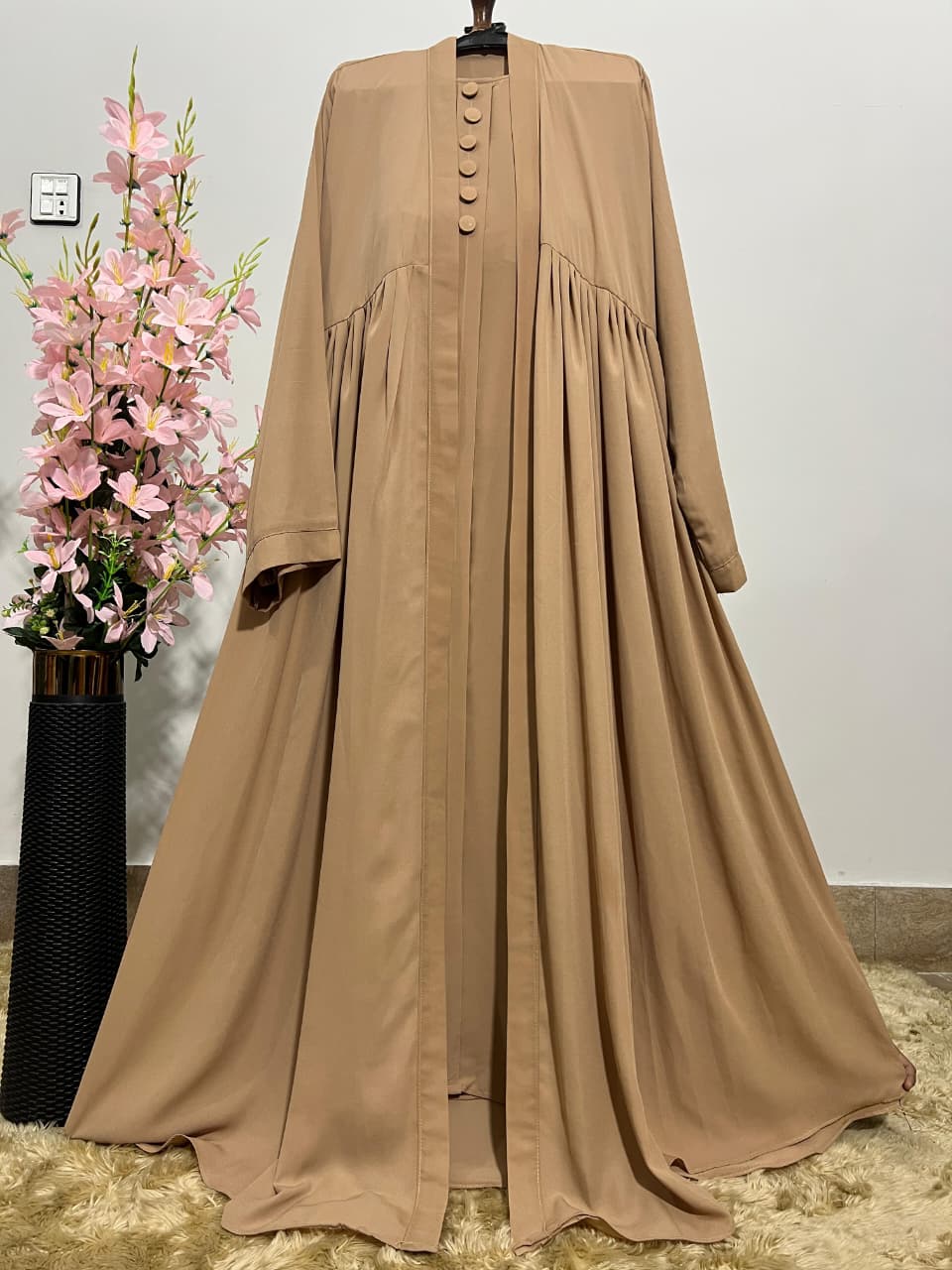 Premium 5-Piece Abaya Set with Inner, Upper, Dupatta, Belt & Niqab