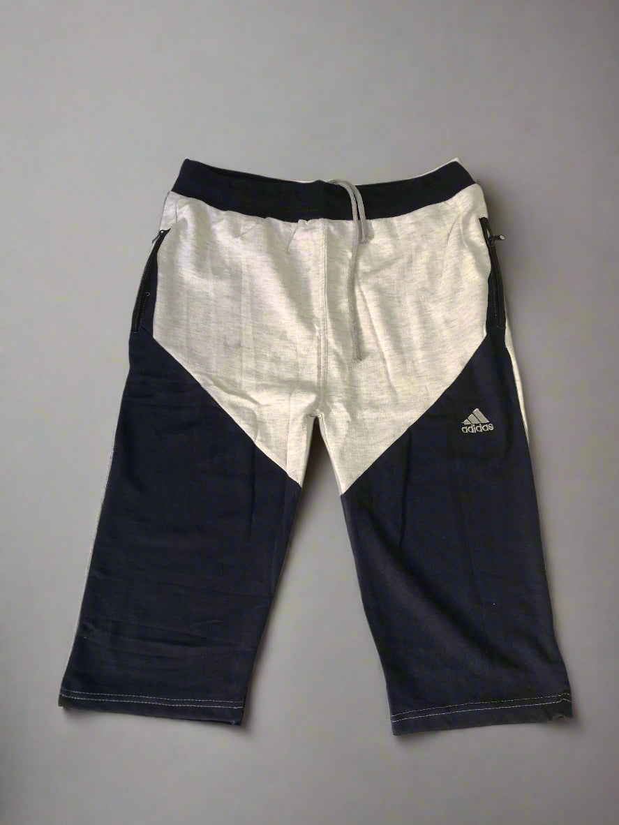 Casual Two-Color Terry Shorts