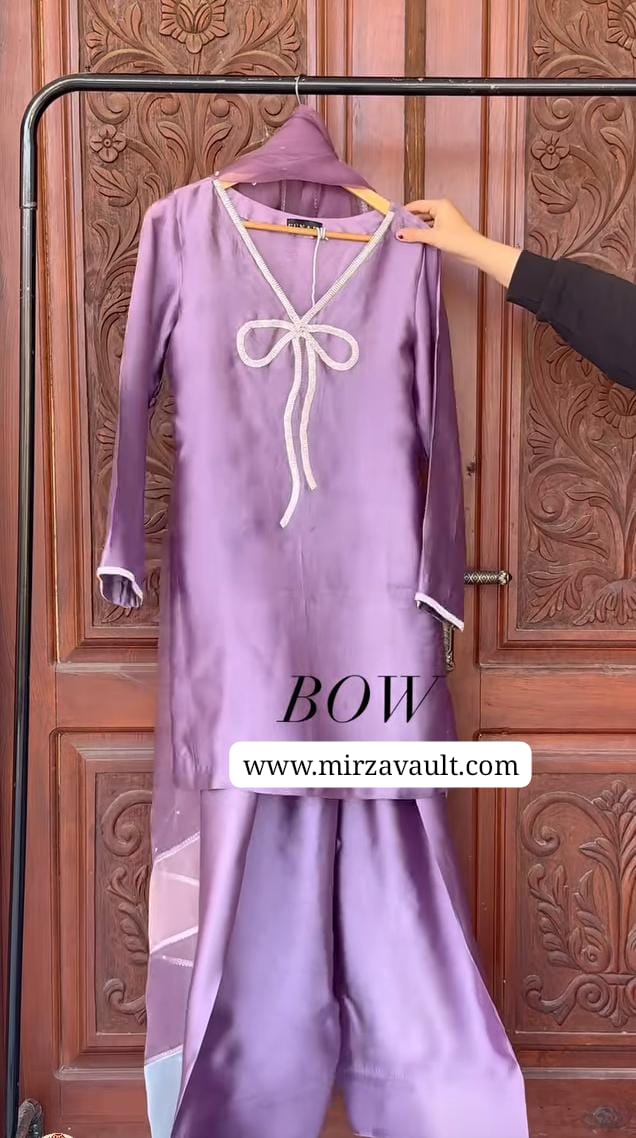 Bow Style Farshi Shalwar