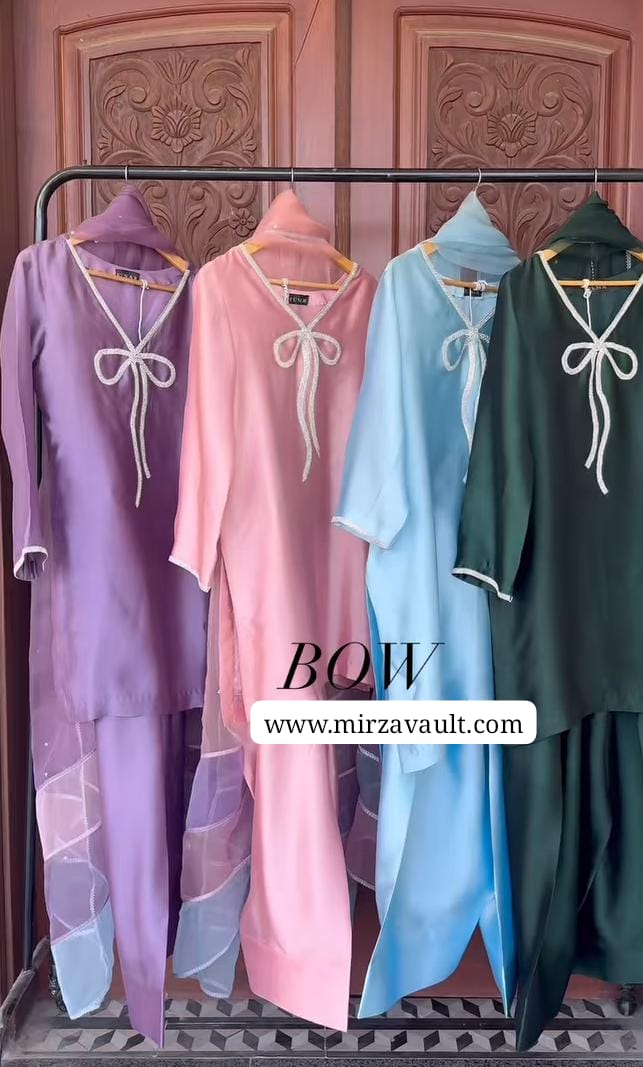 Bow Style Farshi Shalwar