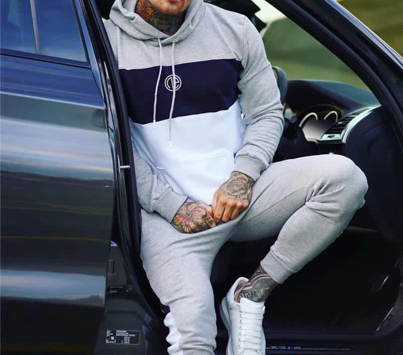 Contrast Panel Tracksuit