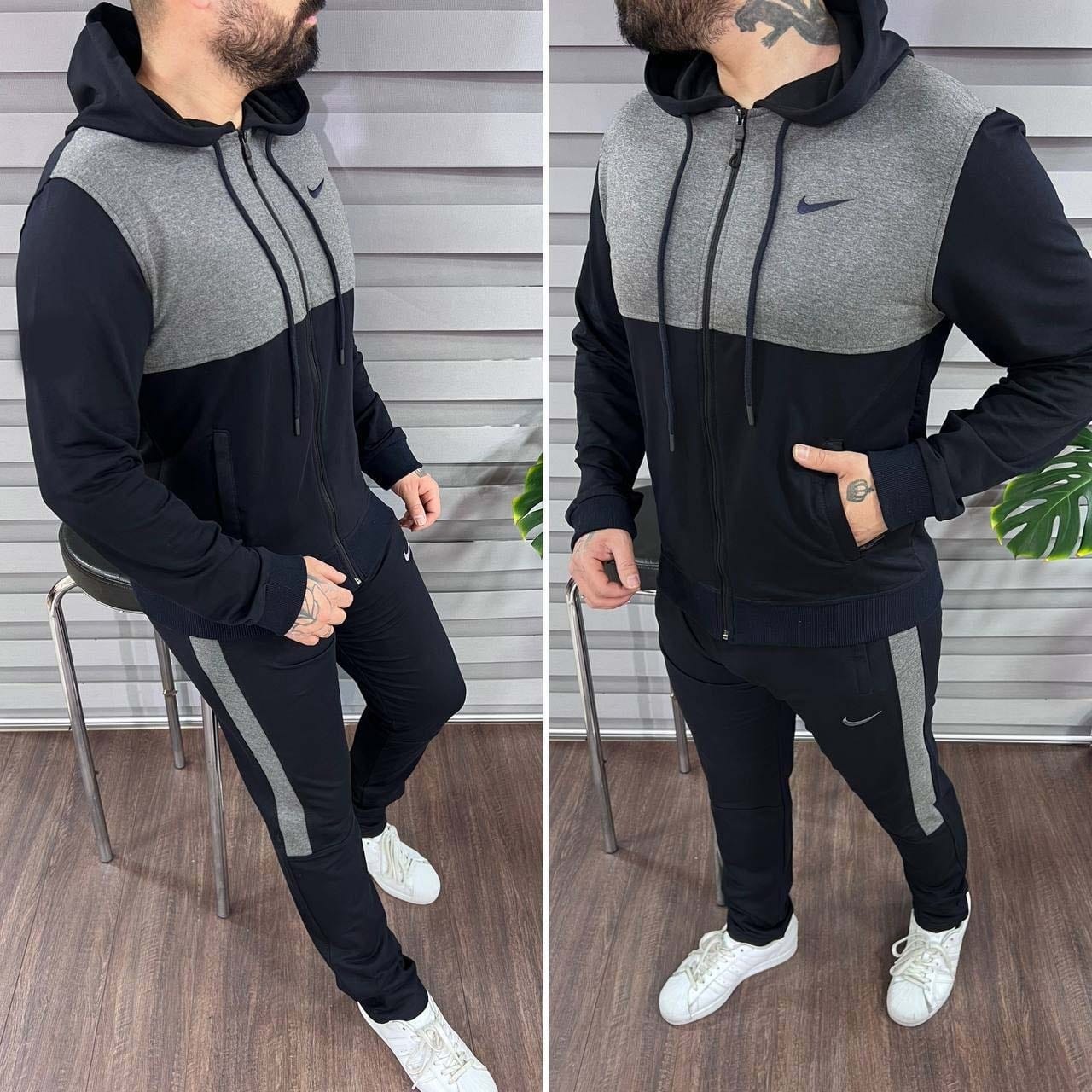 Zipper Style Tracksuit For Mens