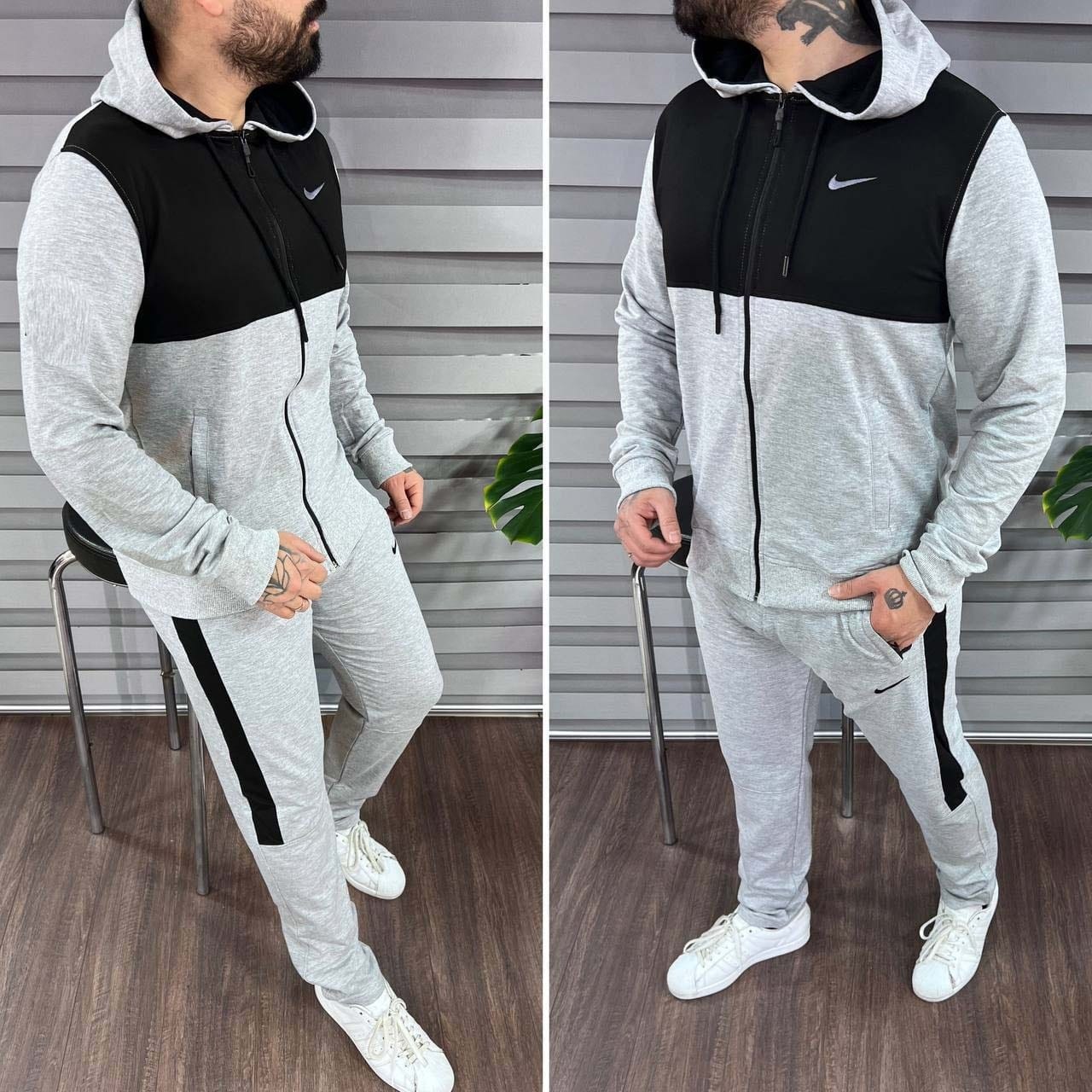 Zipper Style Tracksuit For Mens